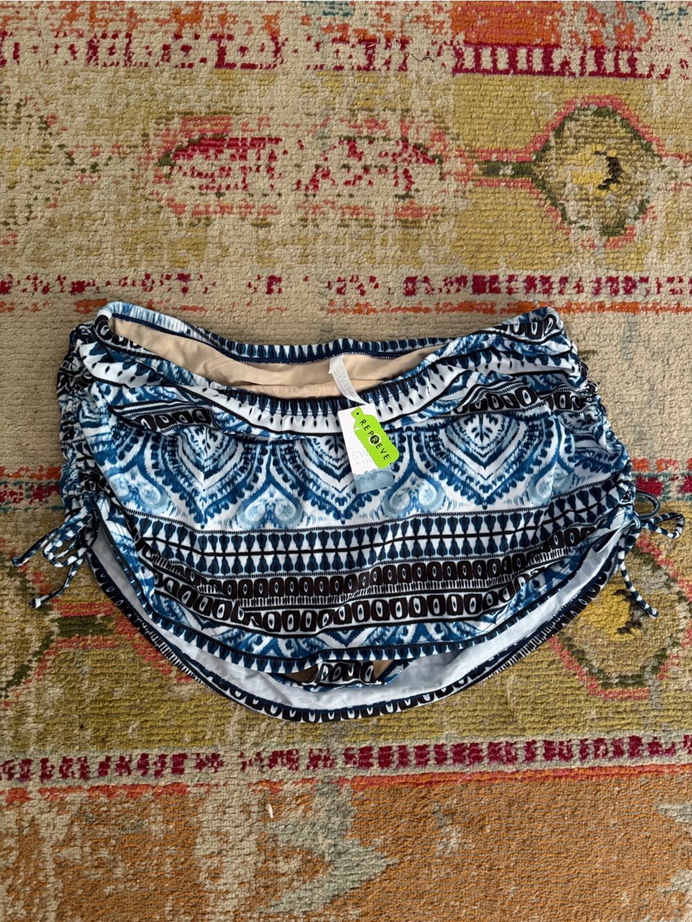 Lane Bryant Cacique Swim skirt with drawstring - Picture 2 of 3
